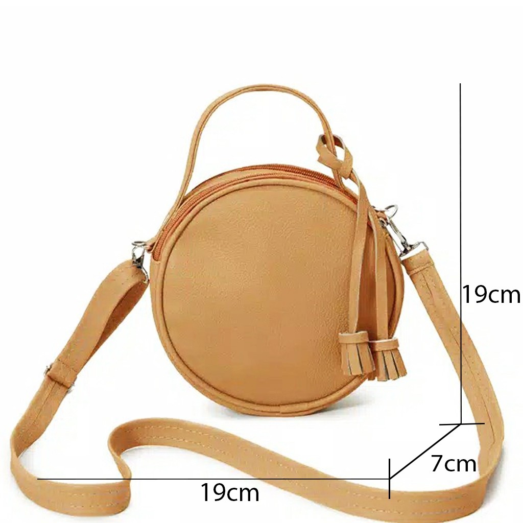 Saes Sling Bag Bulat Tas mini Wanita Seruni Saes shop 005