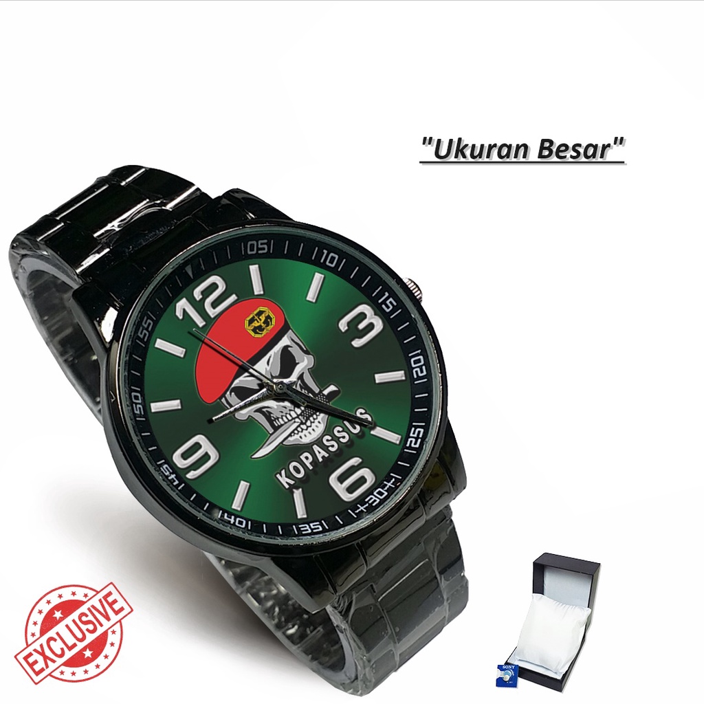 Jam Tangan Rantai Couple KOPASSUS 01 (Keren)