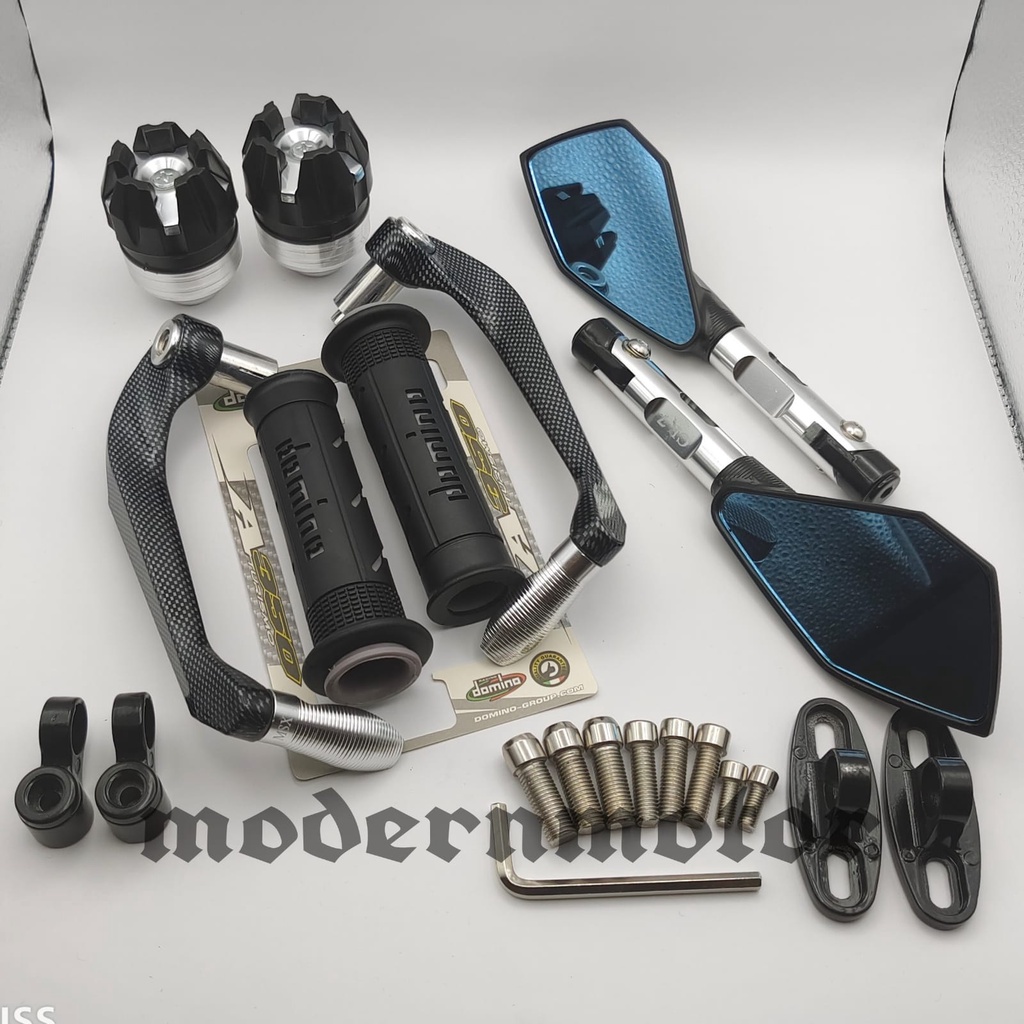 PROGUARD CARBON SABIT SPION MOTOR TOMOK V2 JALU AS RODA HANDGRIP DOMINOL ALLL MOTOR UNIVERSAL