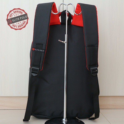 Jual Tas Gendong SMP SMA Cowok Ransel Elite Polo Pria Berkualitas Multifungsi Bagus Keren Awet