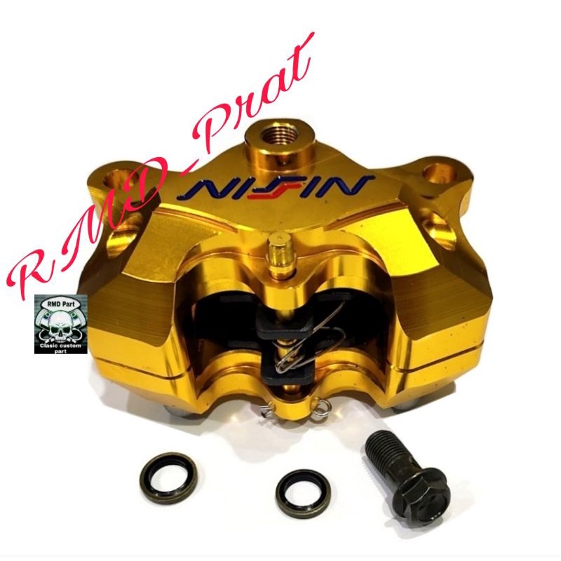 kaliper Nissin 2 Piston Gold