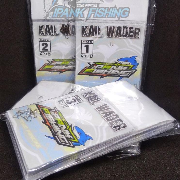 [MP.01Jl22ᴱ] KAIL WADER 1 PACK(10 PCS/BUNGKUS)