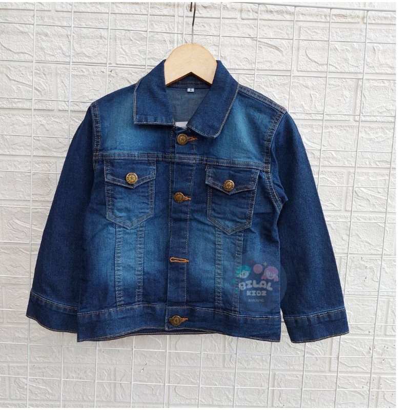 JAKET JEANS ANAK UNISEX  1-12th