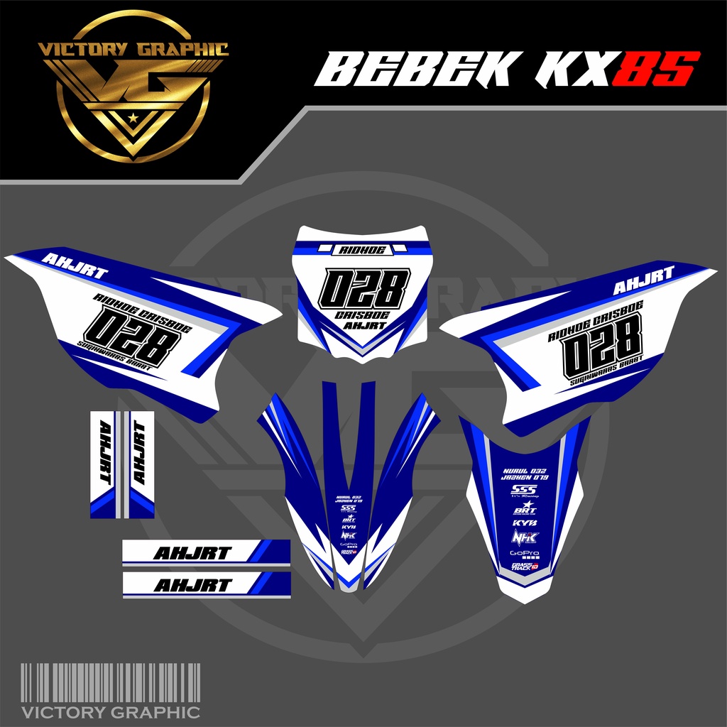 Decal Bebek Standart KX 85 Decal Kx 85 Stiker KX85