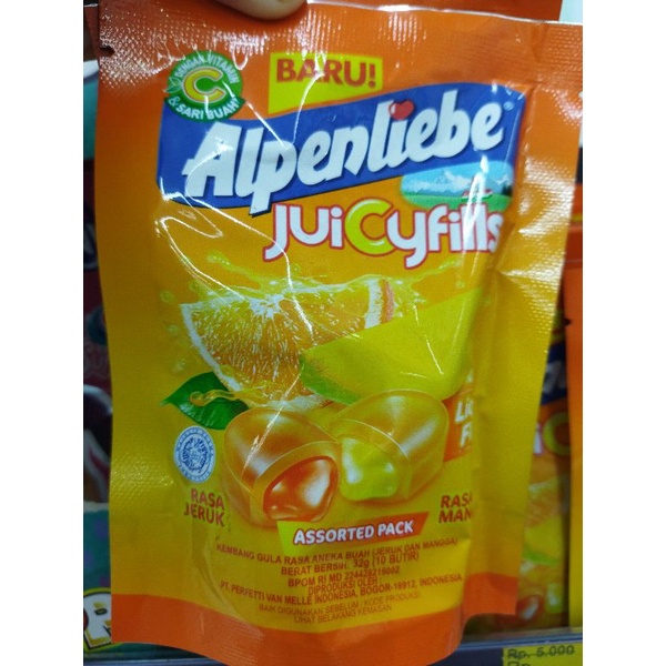 

alpenliebe juicyfits / permen vitamin c