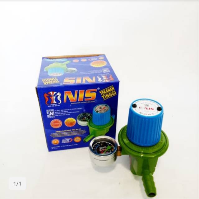 Regulator kompor gas tekanan tinggi NIS 0510