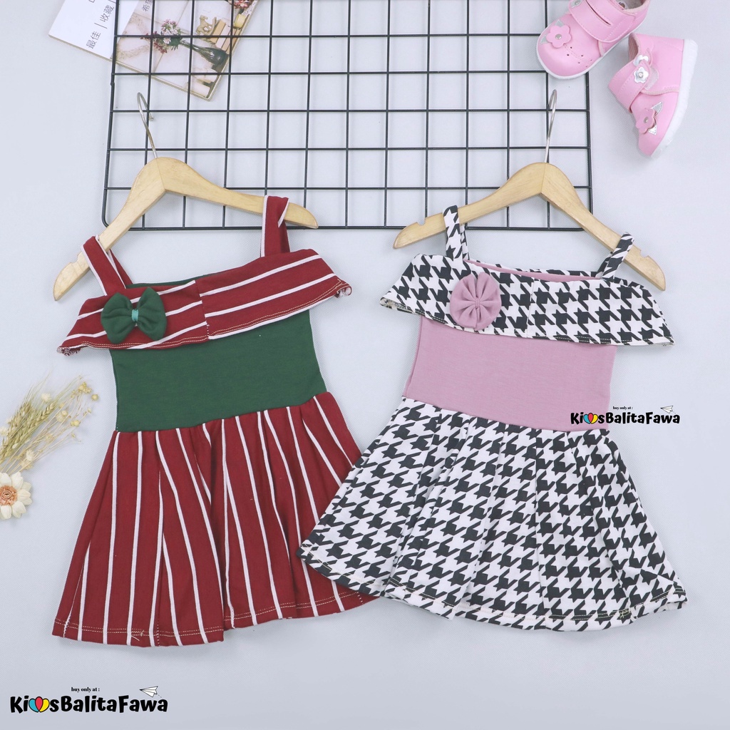 Dress Alinka uk Bayi 3-12 Bulan / Dres Sabrina Baby 6-12 Bulan Dres Pesta Baby Perempuan Gaun Babycinnamon