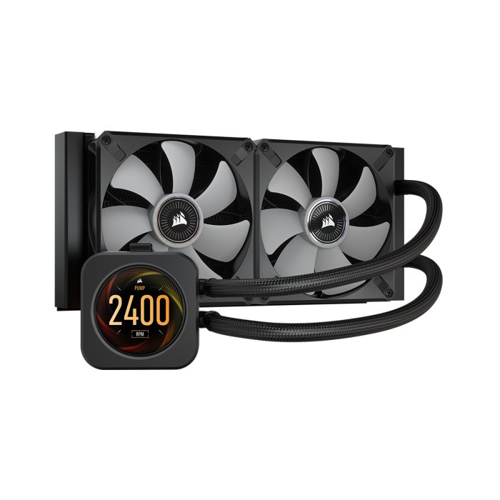 CORSAIR iCUE H100i ELITE LCD Display Liquid CPU Cooler