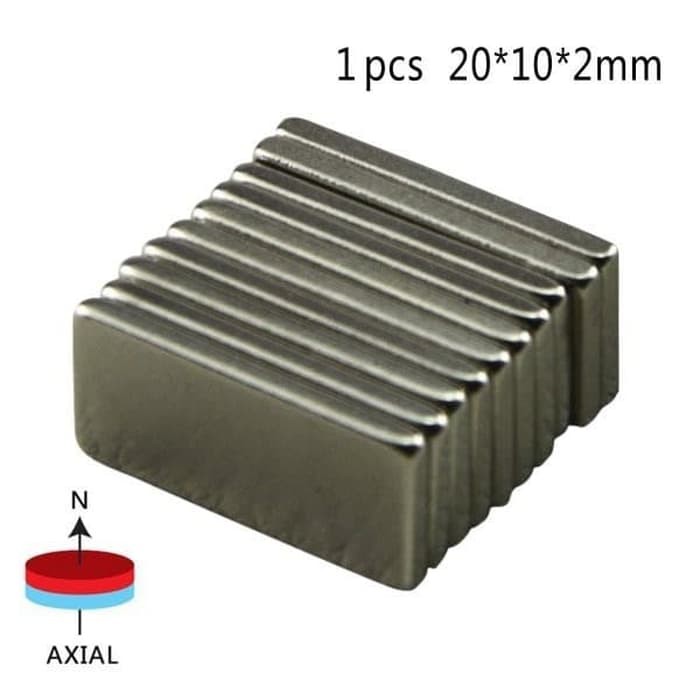 MAGNET Kecil Persegi 1 Pcs Magnet Neodymium N35 NdFeB Magnet Kuat