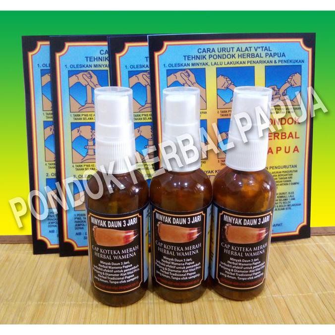 Minyak Wamena Asli Cap Koteka Merah, Pondok Herbal Papua