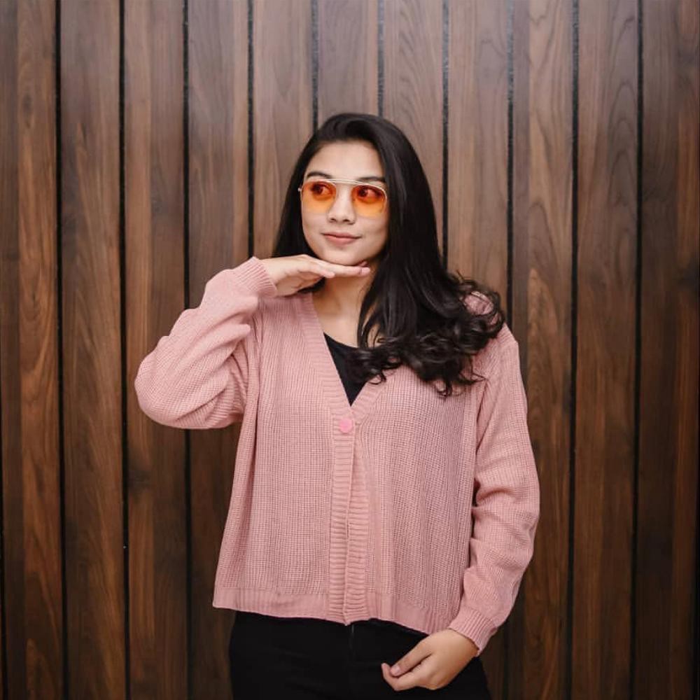 zelline official cardigan rajut cardy gita