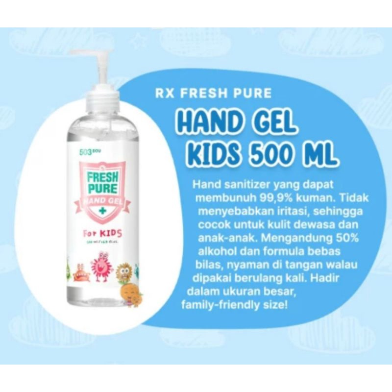 Fresh Pure Hand Gel 500ml
