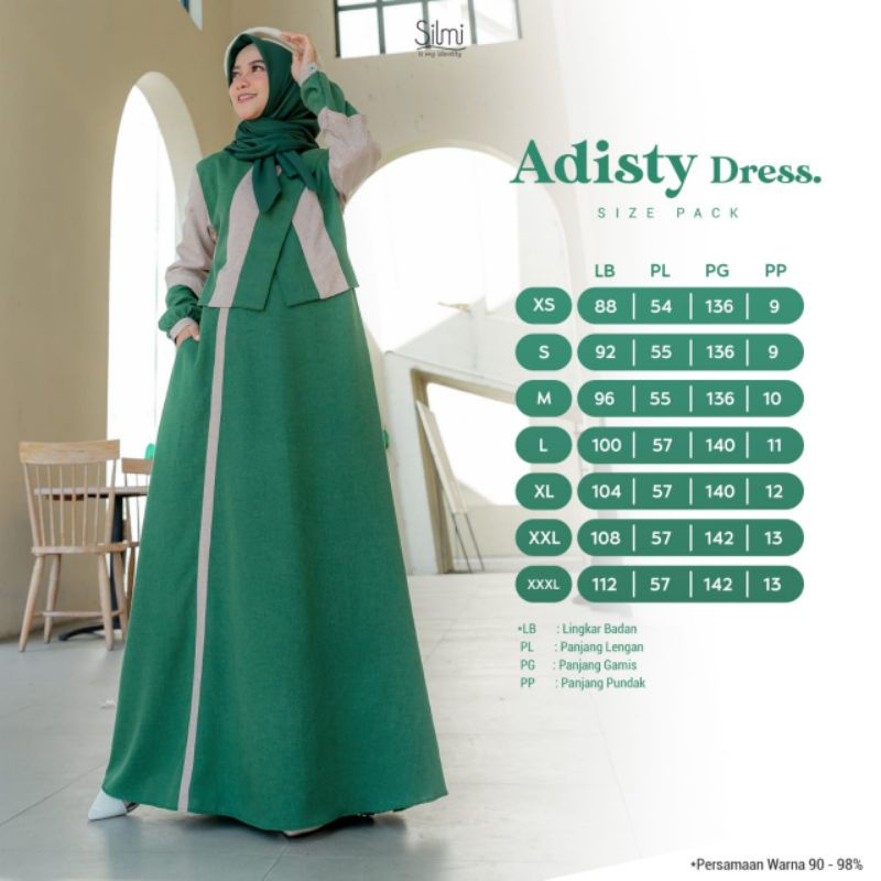 Gamis Remaja Adisty Terbaru Ori