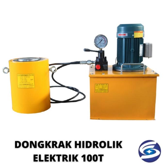 Dongkrak Hidrolik Silinder Elektrik 100 Ton / Hydraulic Pump Electric