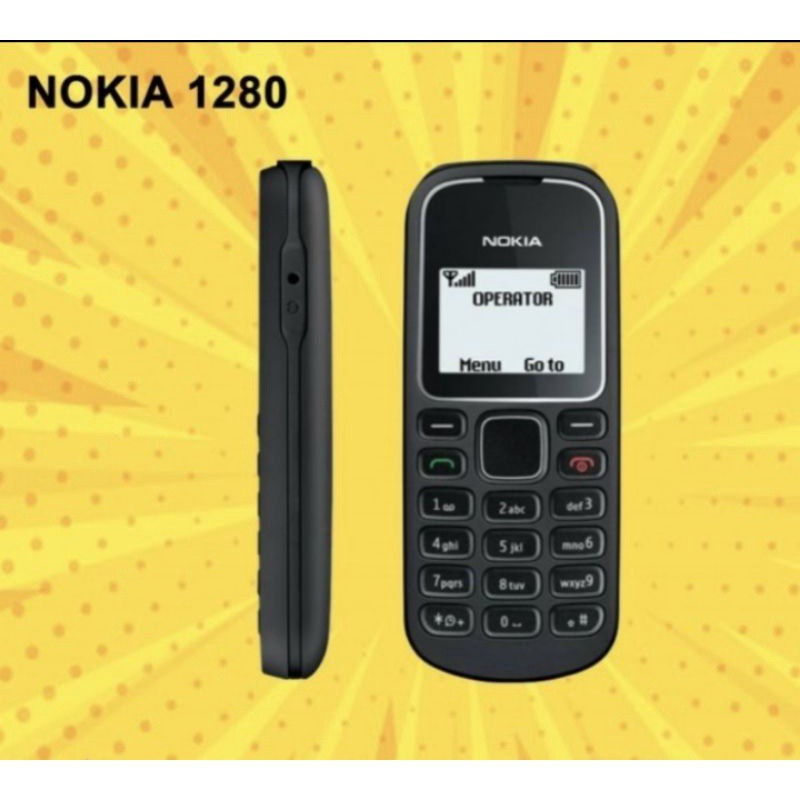 NEW PRODUK  HP BARU HAPE HANDPHONE NOKIA 1280 JADUL BARU GARANSI TOKO HP MURAH DISKON TERLARIS