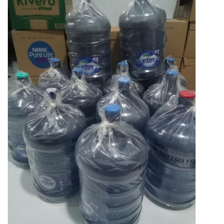 ♤ Aqua Galon Kosong AQUA KINCLONG DIBUNGKUS PLASTIK / VIT / RIVERO / CRYSTALINE / OASIS / VICA / PRI