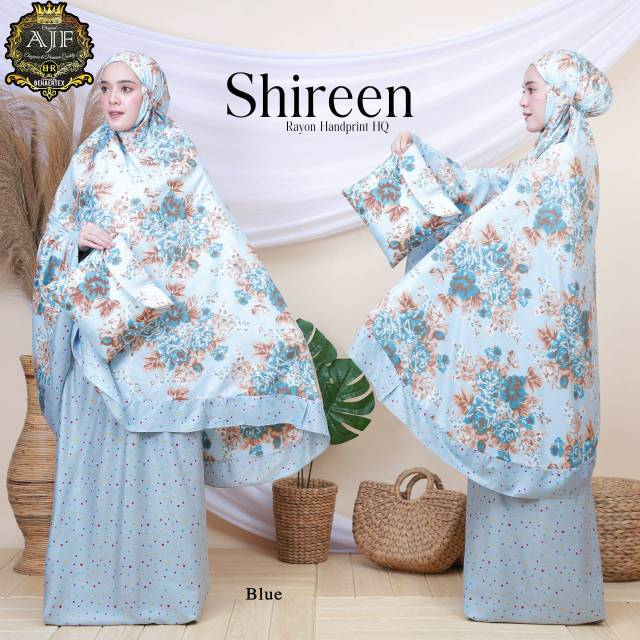 MUKENA SHIREEN - MUKENA BAHAN RAYON HANDPRINT - MUKENA DEWASA