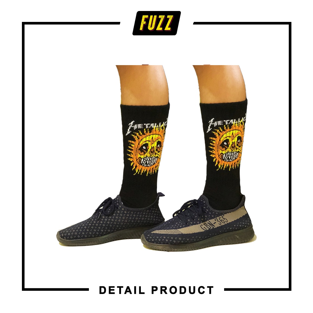 Kaos Kaki Band Metallica Socks Skate Old School Metal Rock Motif Cocok Untuk Kerja Dan Sekolah