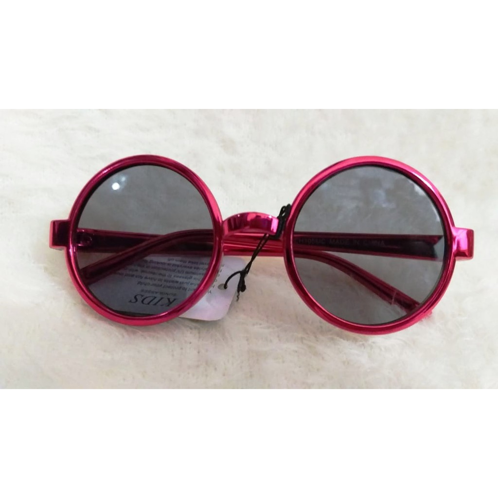 Kacamata sunglasses ANAK model bulat oval Frame Warna Warni Kacamata Anak Balita Boboho