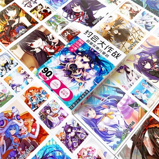 Image of thu nhỏ  90pcs / set Kartu Lomo Mini Motif Anime DATE A LIVE  30pcs Kartu Lomo Mini Ukuran 6.2x6.2cm + 60Pcs 3x3.1cm #2