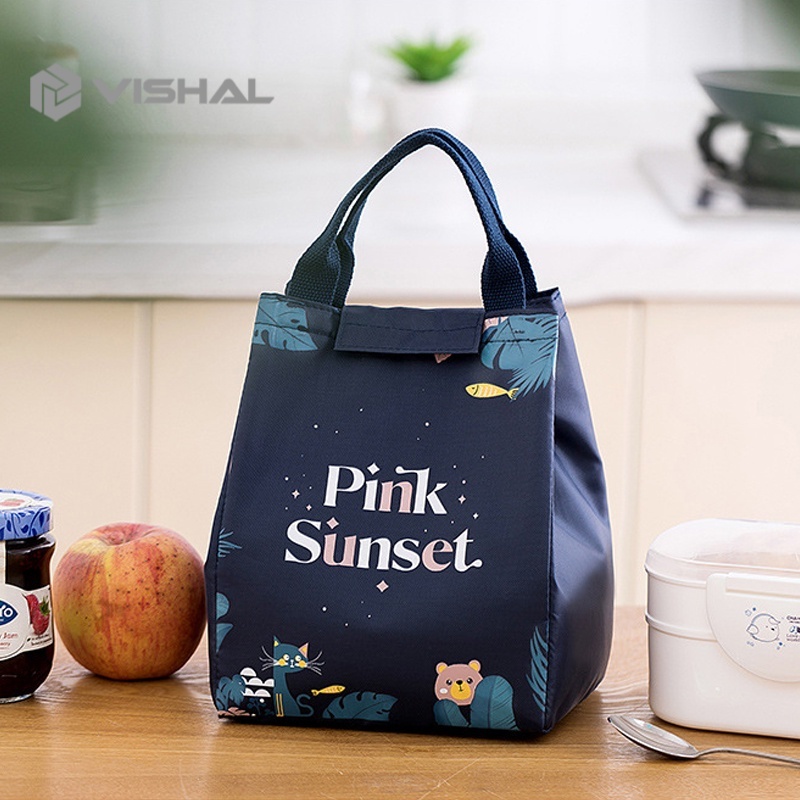 VISHAL COOLER BAGPEREKAT ​VELCRO TAS BEKAL LUNCH BOX BESAR MURAH BEKAL SEKOLAH TAS BEKAL AN VS-39