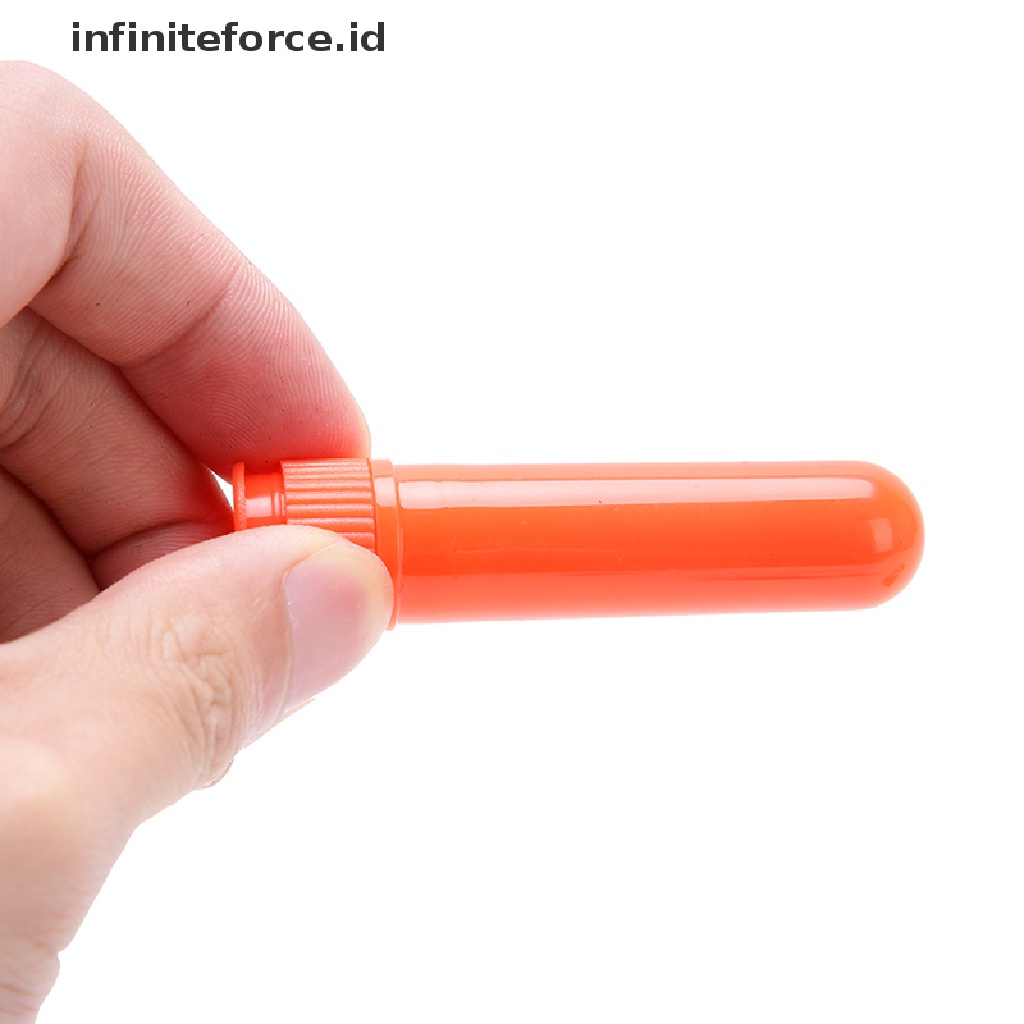 Infiniteforce.id 12pcs Tabung inhaler Kosong Multi Warna Holder Minyak Esensial / Hidung