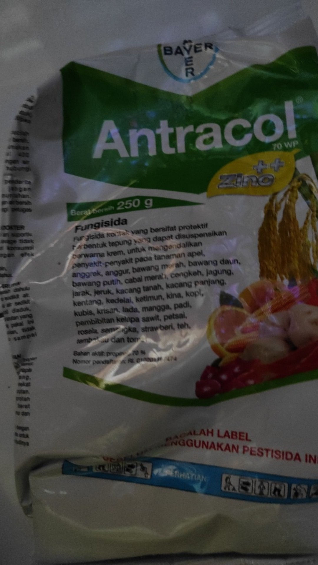 (cod) Fungisida Antracol 70 Wp Kemasan 250 Gram