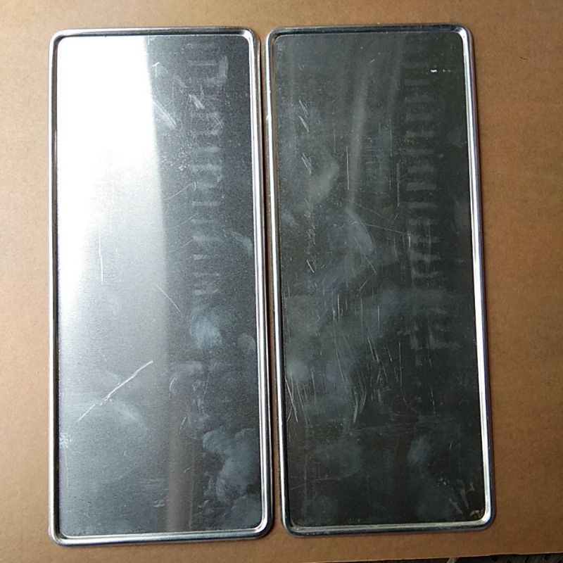 jual bahan plat motor polos 1 pasang