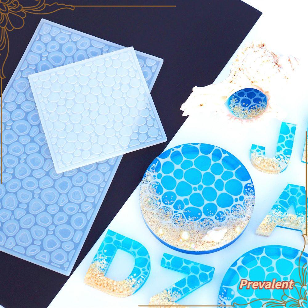Cetakan Kristal Resin Epoksi UV Handmade Bentuk Riak Air Laut