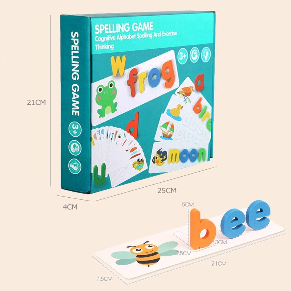 Mainan Edukasi Anak SPELLING GAME Mainan Mengenal Huruf Mengeja Kata