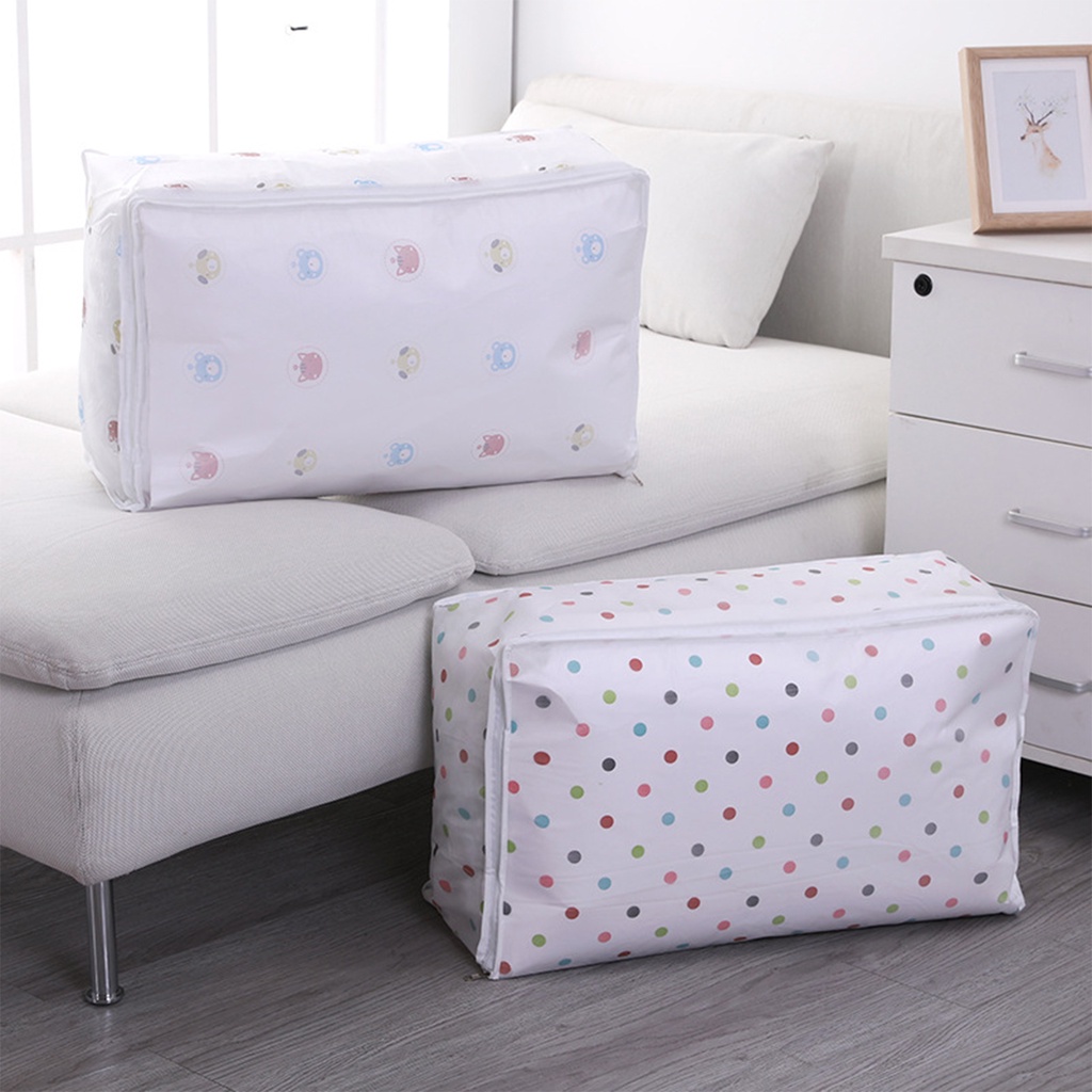 HOVELSHOP Peva Square Storage Bag / Quilt Bag Tempat Penyimpanan Selimut KOTAK