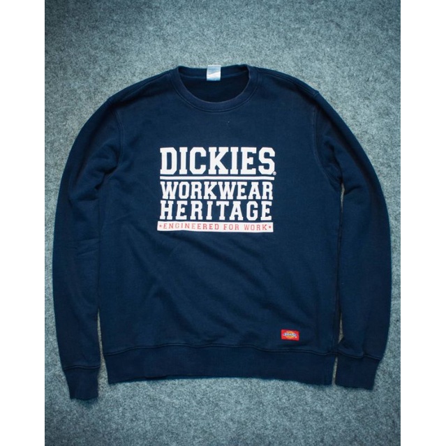 crewneck dickies navy original second