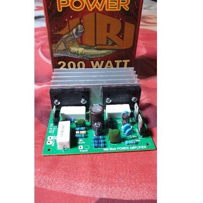 Jangan Ketinggalan order..  Kit Power Ampli 400watt mono+Sanken+ Pendingin hrj