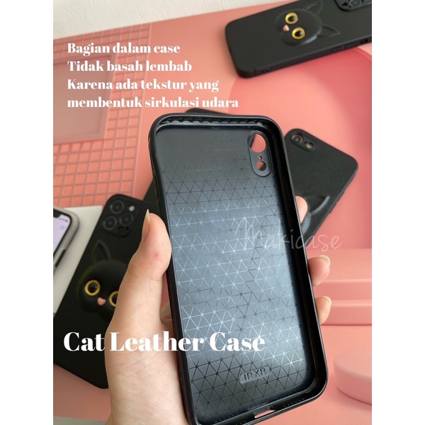 Cat Leather Case Anti Bentur