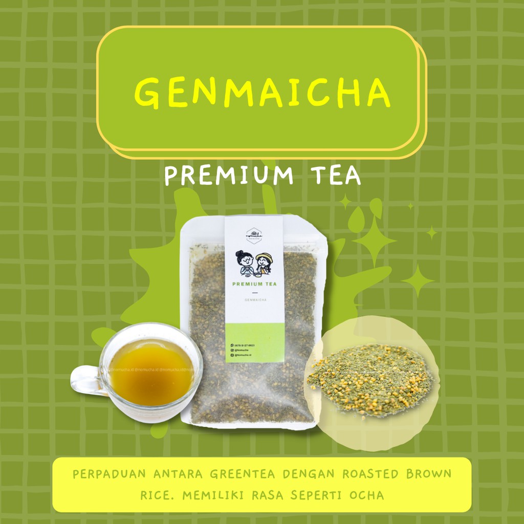 

Genmaicha Tea / Japanese Roasted Brown Rice Green Tea / Matcha Iri