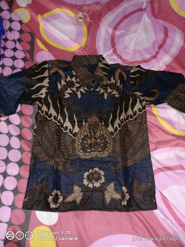 Kemeja Batik Anak - Batik Anak - Baju Batik Anak Laki Laki Umur 2-14 Tahun Batik Anak Lengan Panjang