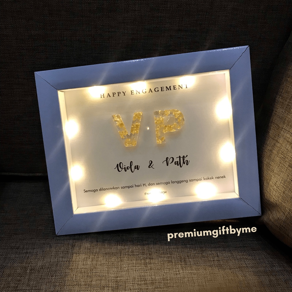 RESIN Frame 3D 5R 13x18 6R 15x20 LED Kado Ultah Hadiah Pernikahan Gift Paket Wisuda Ulang Tahun Tunangan Kelahiran Hampers Premium Murah Unik Estetik Aesthetic Sahabat Pacar Istri Bayi Anak Box Figura Pigura Lampu