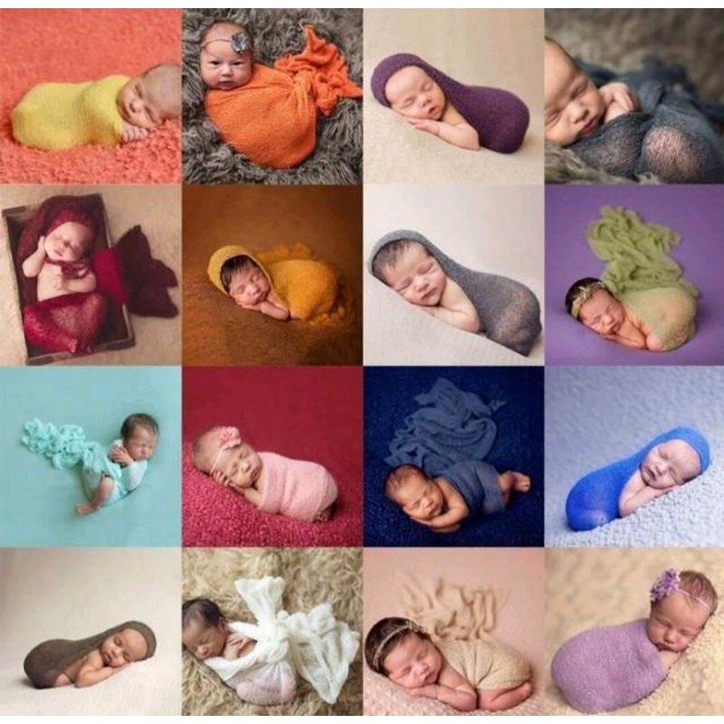 PROMO Selimut Bungkus Rajut untuk Properti Fotografi selimut Fotoshoot newborn kostum foto bayi wrap Newborn photography props