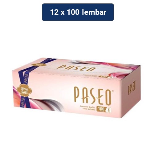 Paseo Ultra Soft Tissue Wajah Box 12 x 100's