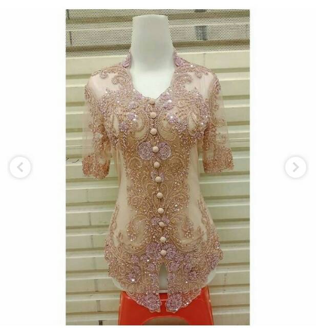 Kebaya payet krah tegak 2