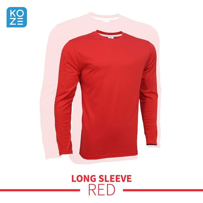 Baju Kaos Polos Koze Long Sleeve / Lengan Panjang Op294