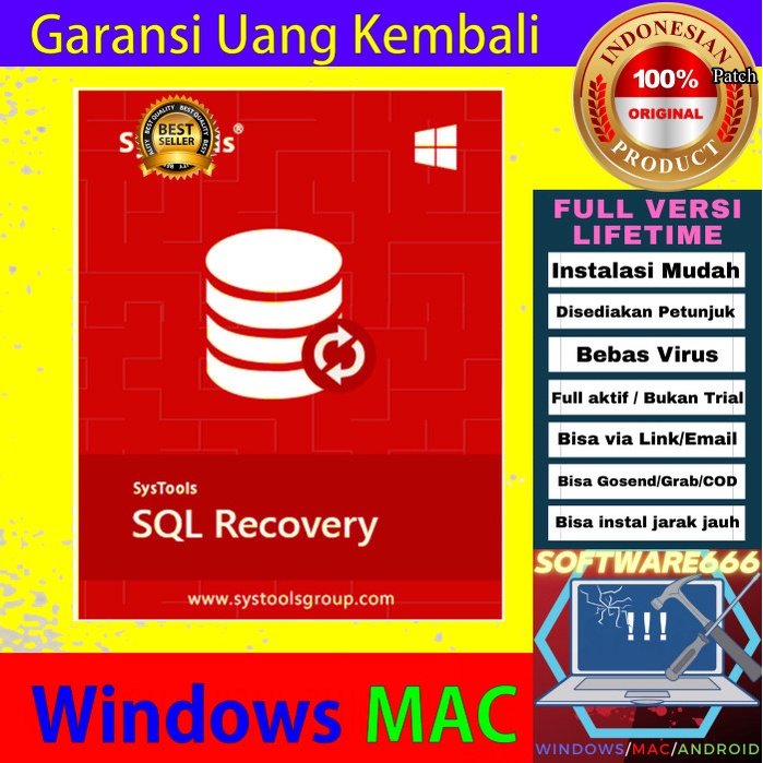 Software Recovery Server SQL: SysTools SQL Recovery 12 [WIN]