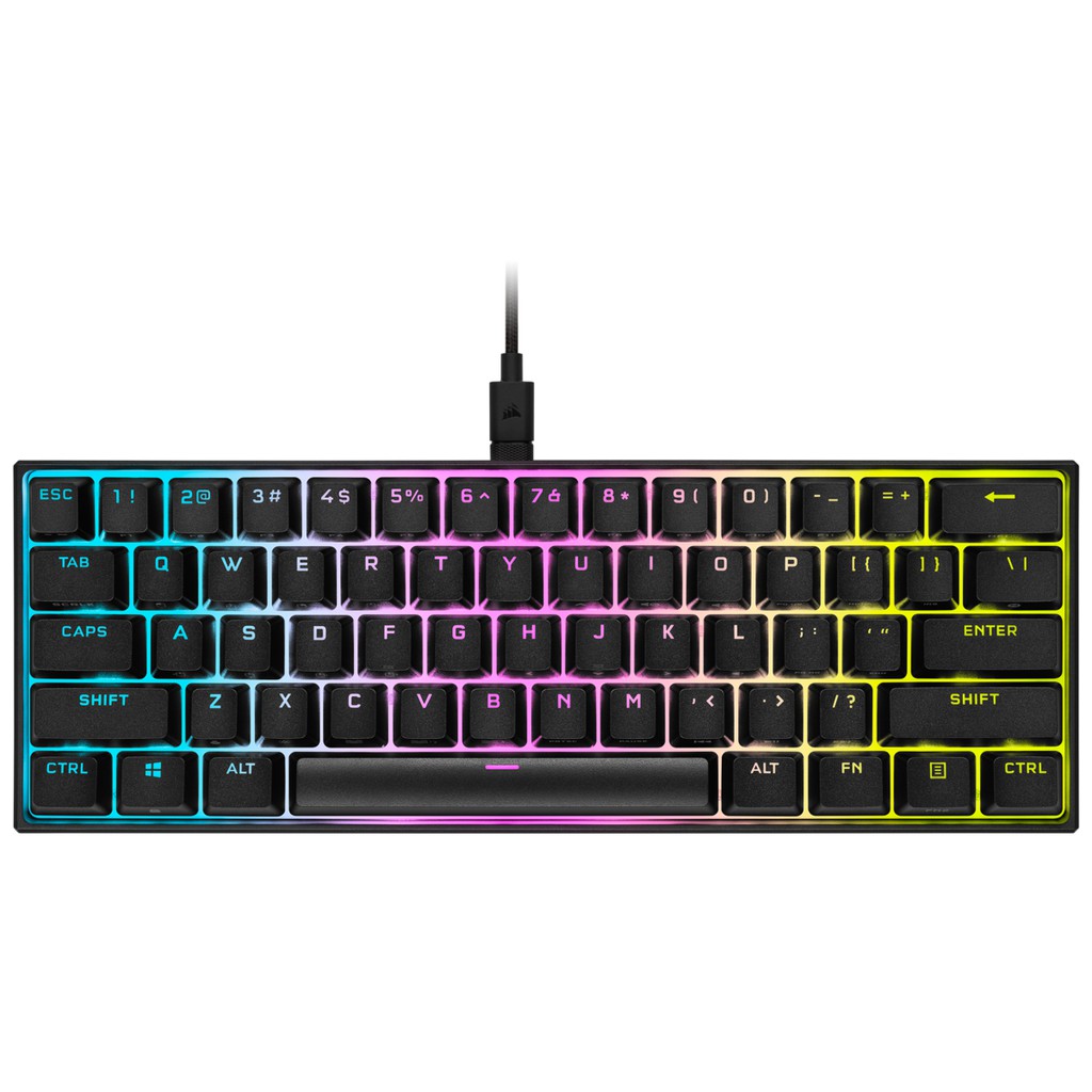 Corsair K65 RGB MINI 60% Mechanical Gaming Keyboard - Cherry MX Speed