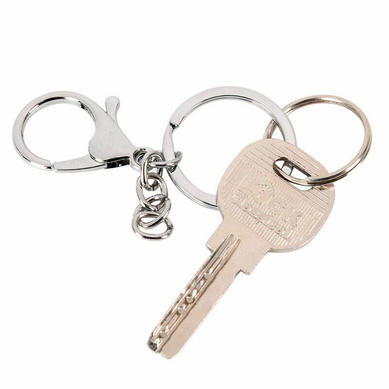 5pcs Metal Holders Key chain Lobster Clasps Klip Kait Snap Gesper Pinggang Gantungan Kunci Putar Trigger Key Ring Keys Liontin