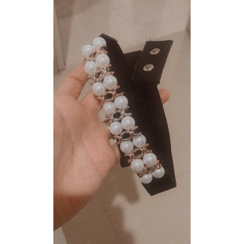 IKAT PINGGANG KOREA MUTIARA