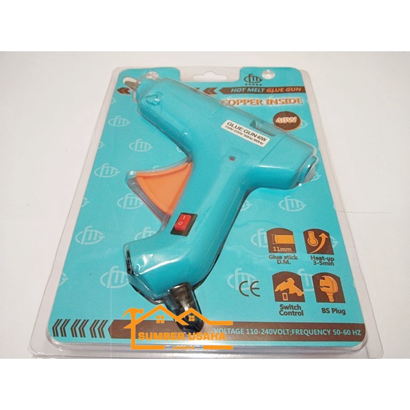 ALAT TEMBAK LEM GLUE GUN FIT BESAR 40WT BAGUS SUJ