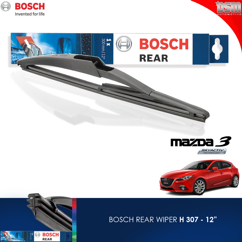 Bosch Rear Wiper / Wiper Belakang Mazda 3 Skyactiv - 12 Inch / Bosch Original / Wiper Mazda3