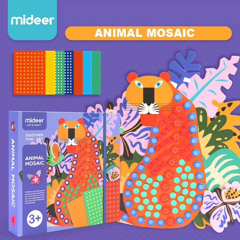 Mideer Animal Mosaic Mainan Edukasi