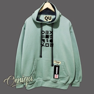 HOODIE PRIA SIZE JUMBO L-XL-XXL-XXXL-XXXXL-XXXXXL BAHAN TEBAL MOTIF UNIQ MINT