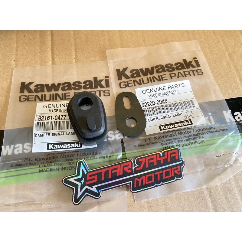 Karet Damper Washer Lampu Sen Belakang Ninja R SS Original